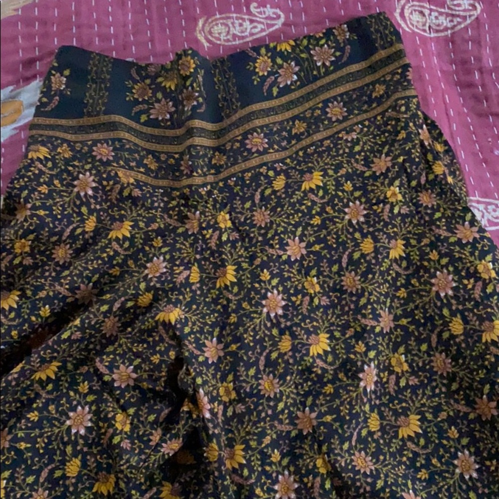 Silk Wide Leg Pant